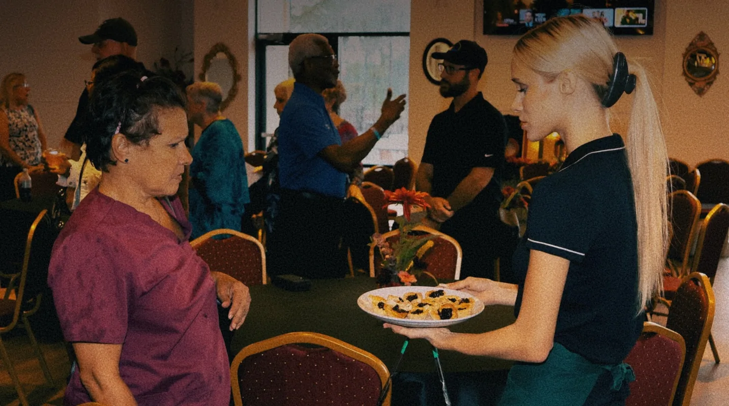 Candid moment from The Venue Clermont grand opening and ribbon cutting celebration